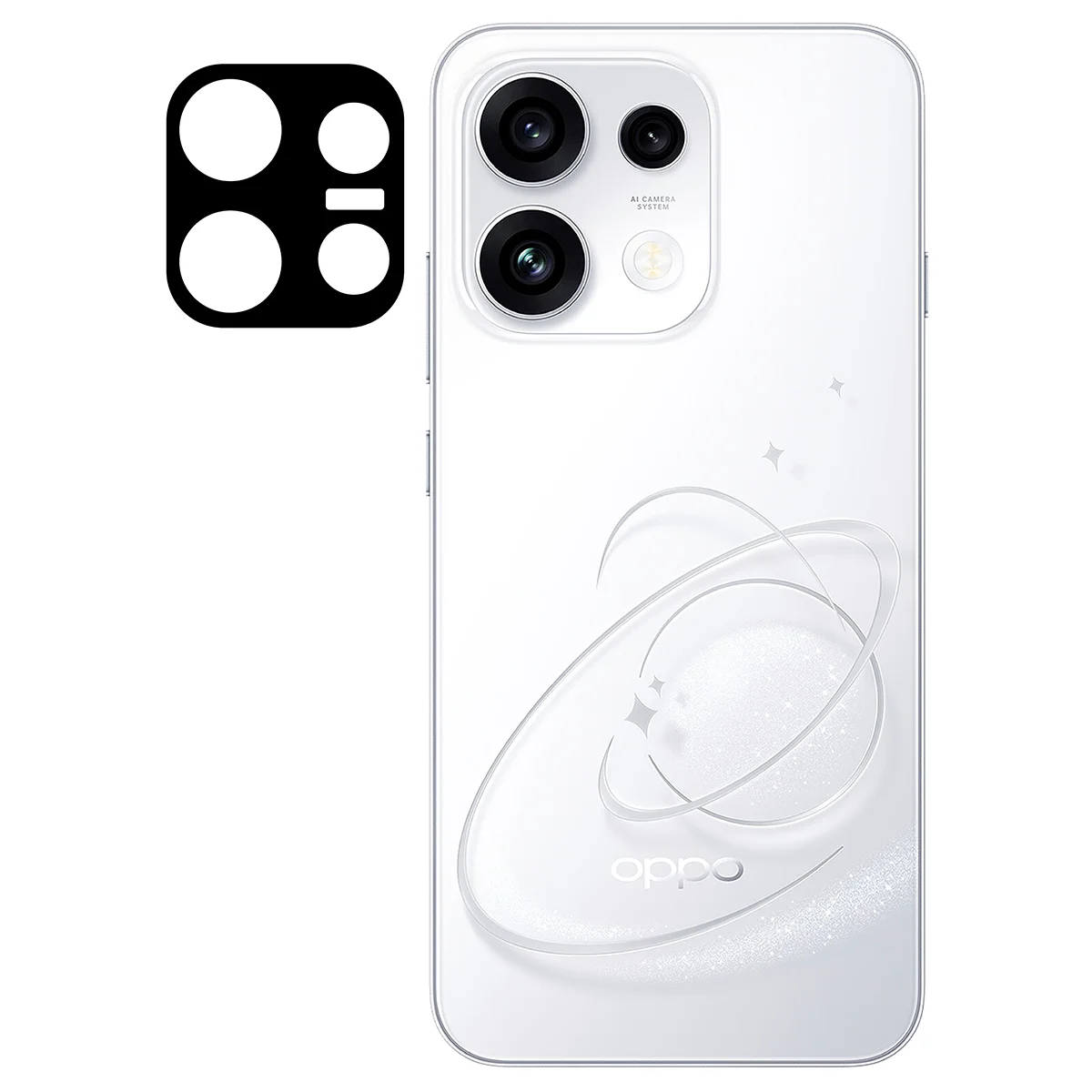 Szkło na aparat Bizon Glass Lens do OPPO Reno16 Pro