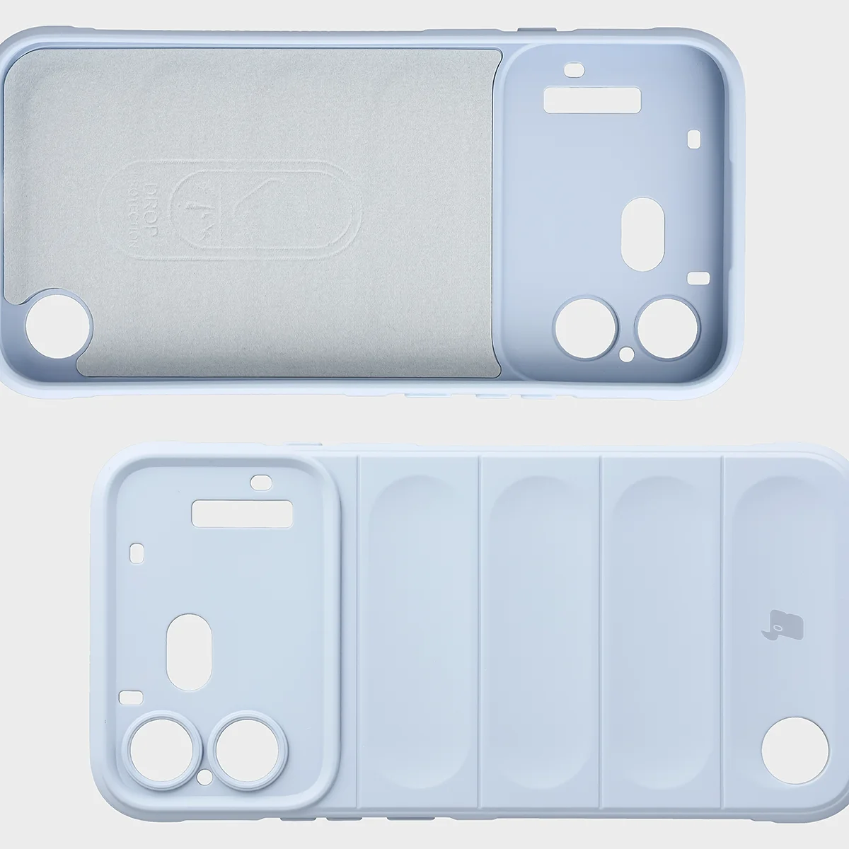 Wyściółka z mikrofibry, wyżłobienia na pleckach i wzmocnione narożniki w etui Bizon Case Tur do Nothing Phone (4b)