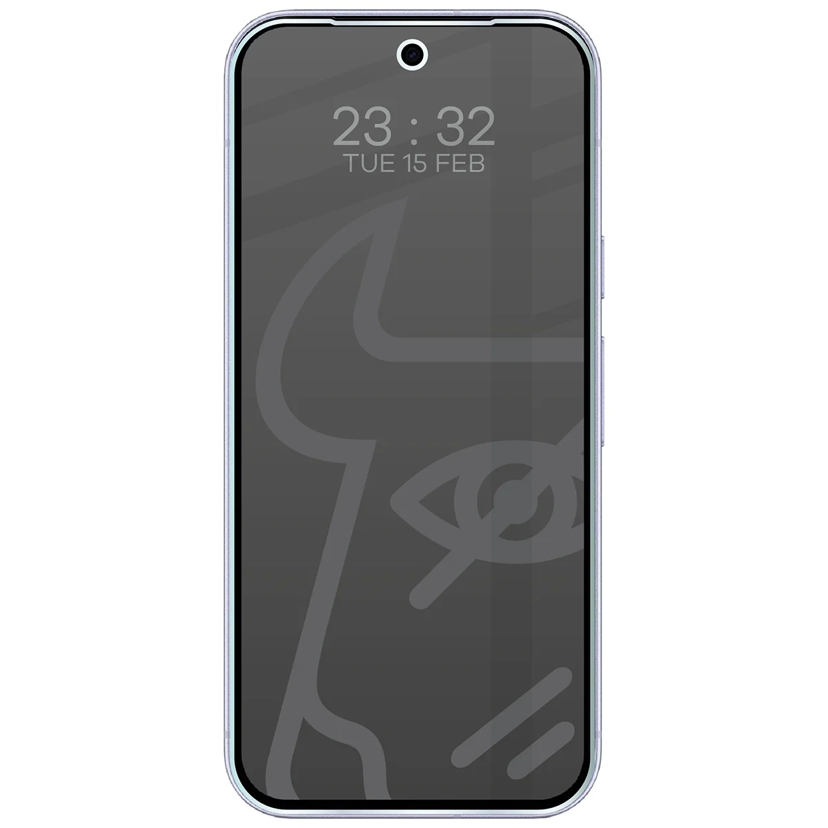 Wizualizacja szkła Hybrid Shadow nałożonego na telefon Google Pixel 11