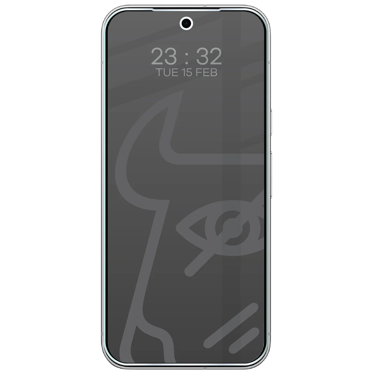Wizualizacja szkła Hybrid Shadow nałożonego na telefon Google Pixel 11 Pro XL
