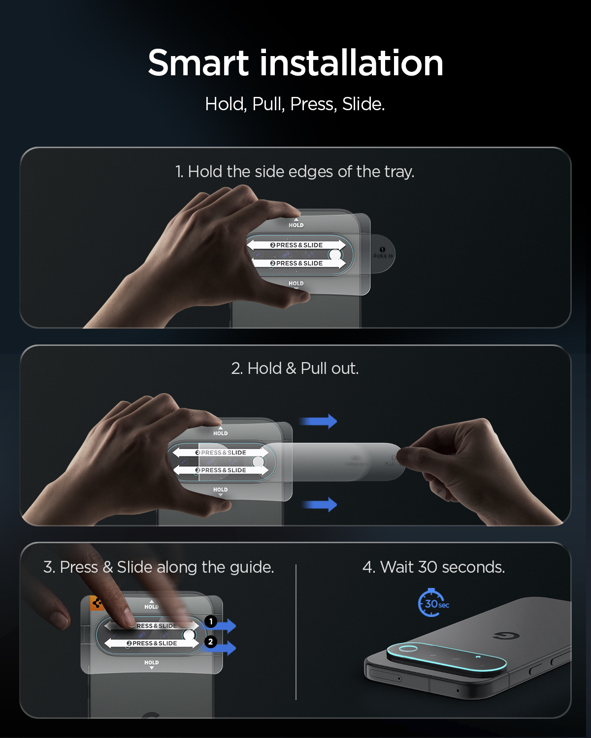 Szkło hartowane na aparat Spigen Glas.tR Ez Fit Optik Pro 2-Pack dla Google Pixel 11, Clear (przezroczysty)