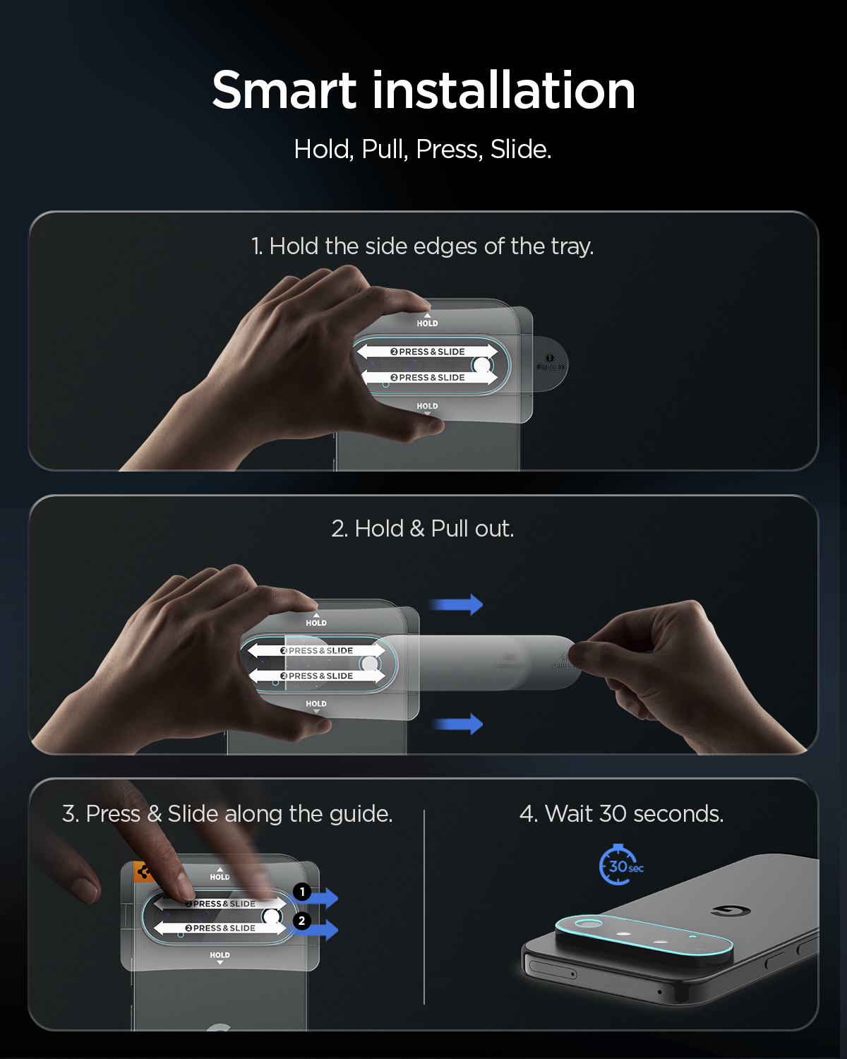 Szkło hartowane na aparat Spigen Glas.tR Ez Fit Optik Pro 2-Pack dla Google Pixel 11 Pro XL, Clear (przezroczysty)