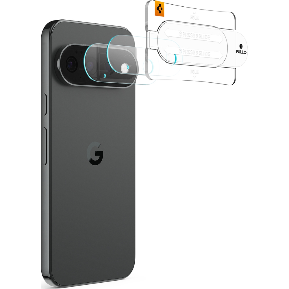 Szkło hartowane na aparat Spigen Glas.tR Ez Fit Optik Pro 2-Pack dla Google Pixel 11 Pro XL, Clear (przezroczysty)