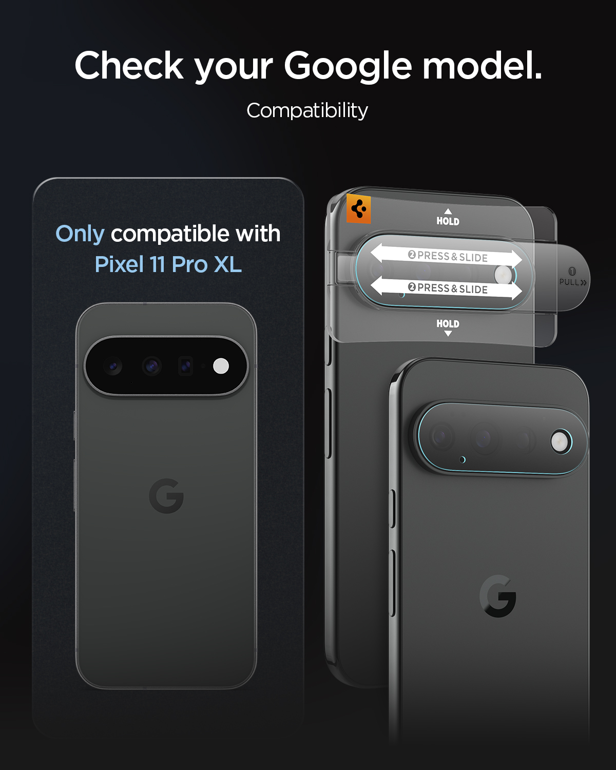Szkło hartowane na aparat Spigen Glas.tR Ez Fit Optik Pro 2-Pack dla Google Pixel 11 Pro XL, Clear (przezroczysty)