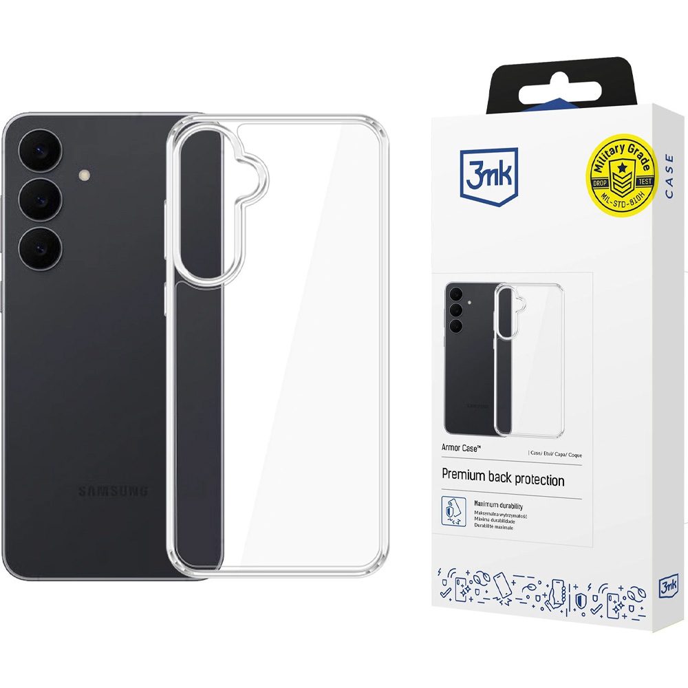 Etui 3mk Armor Case do Galaxy S26 FE, Clear (przezroczysty)