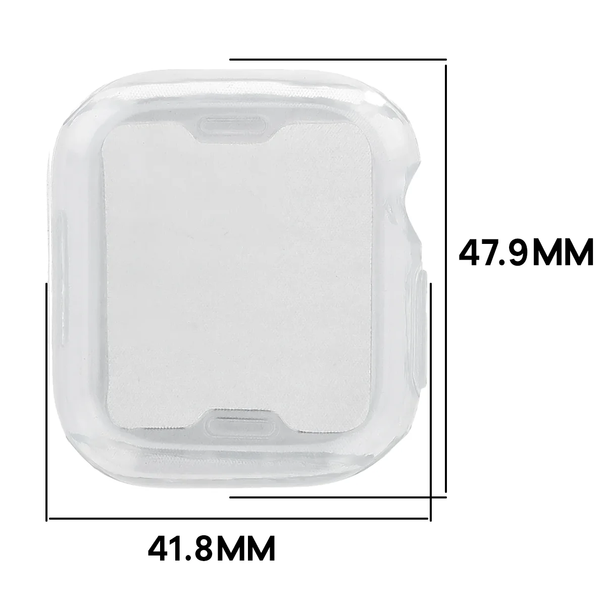 Wymiary obudowy Bizon Case Watch Felipe dla Apple Watch Series 12 46mm