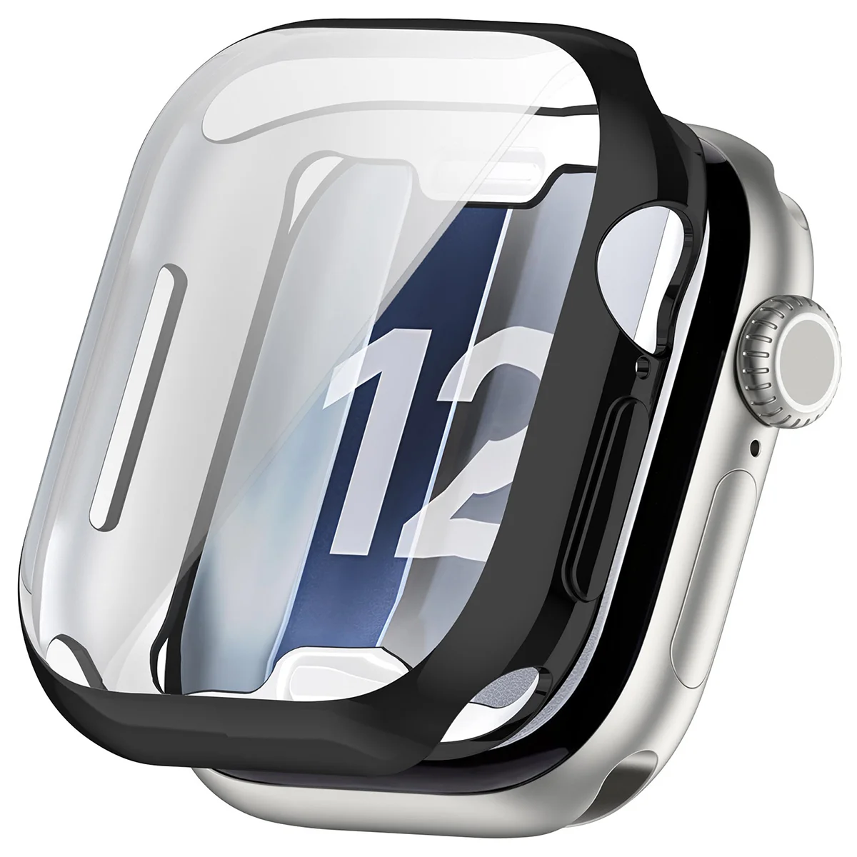 Plecki ze szkłem Bizon Case Watch Felipe dla Apple Watch Series 12 42mm