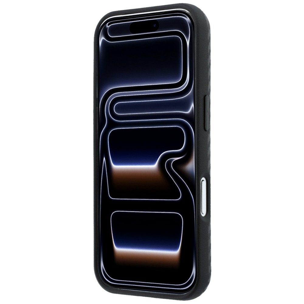 Etui BMW M Carbon Metal Logo MagSafe z pierścieniem magnetycznym do iPhone 18 Pro Max / 17 Pro Max, Black (czarny)