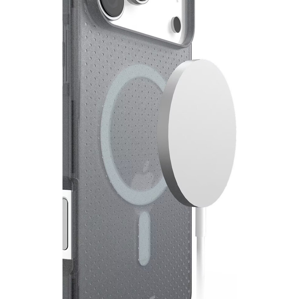 Etui Urban Armor Gear Dot do iPhone 17 Pro Max, do MagSafe, Ash (szary). Plecki do magnetycznych akcesoriów