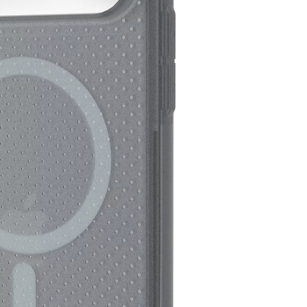 Etui Urban Armor Gear Dot do iPhone 17 Pro Max, do MagSafe, Ash (szary). Ergonomiczne antypoślizgowe etui o smukłym profilu