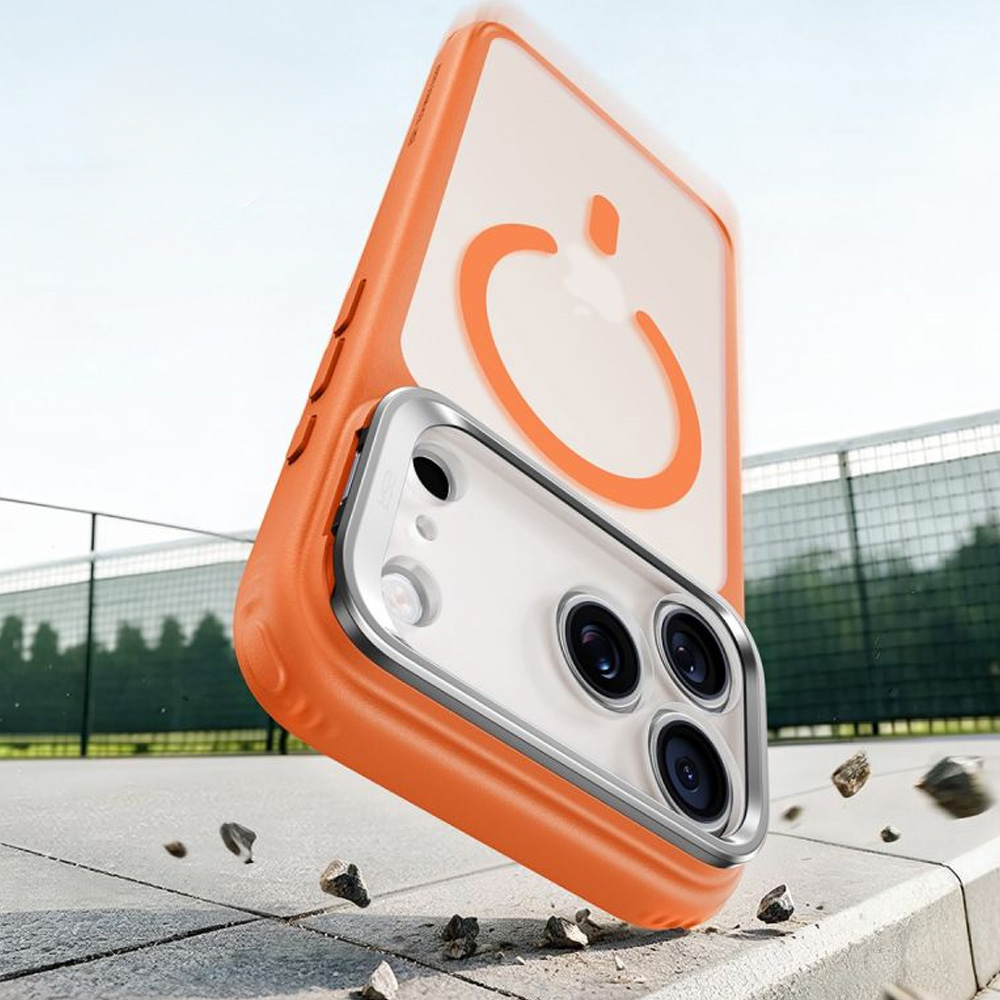 Etui ESR Classic Hybrid Kickstand do MagSafe do iPhone 18 Pro / 17 Pro, Frosted Orange (pomarańczowo-przydymiony)