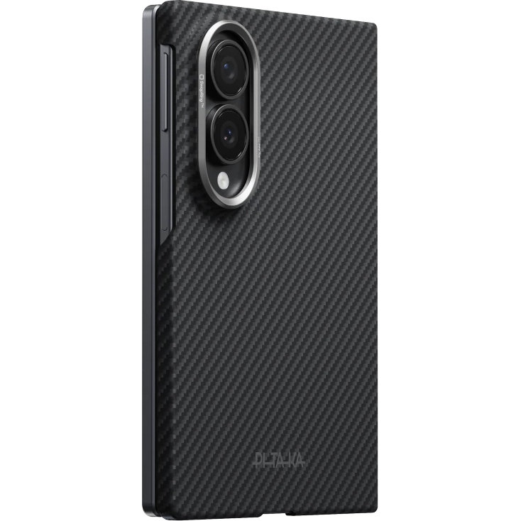 PITAKA Edge Case, elegancja ochrona minimalistyczny nowoczesny trwałość codzienność, Twill (czarno-szary z kevlarem)