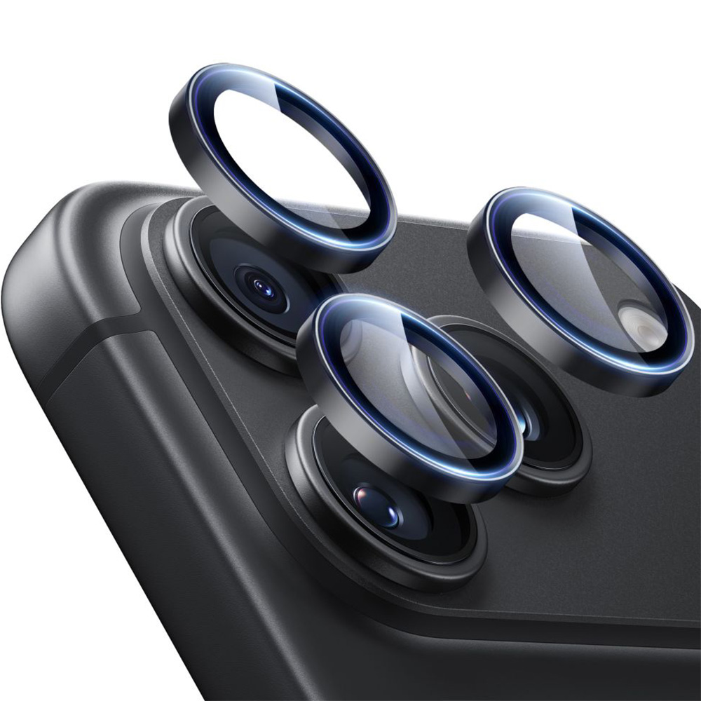 Szkło na aparat ESR Armorite Camera Lens Protector do iPhone 18 Pro / Max, Black (czarny)