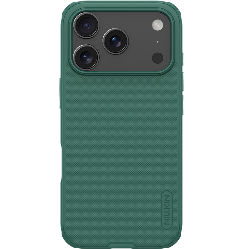 Etui Nillkin Super Frosted Shield Pro do iPhone 18 Pro / 17 Pro, Green (ciemnozielony)
