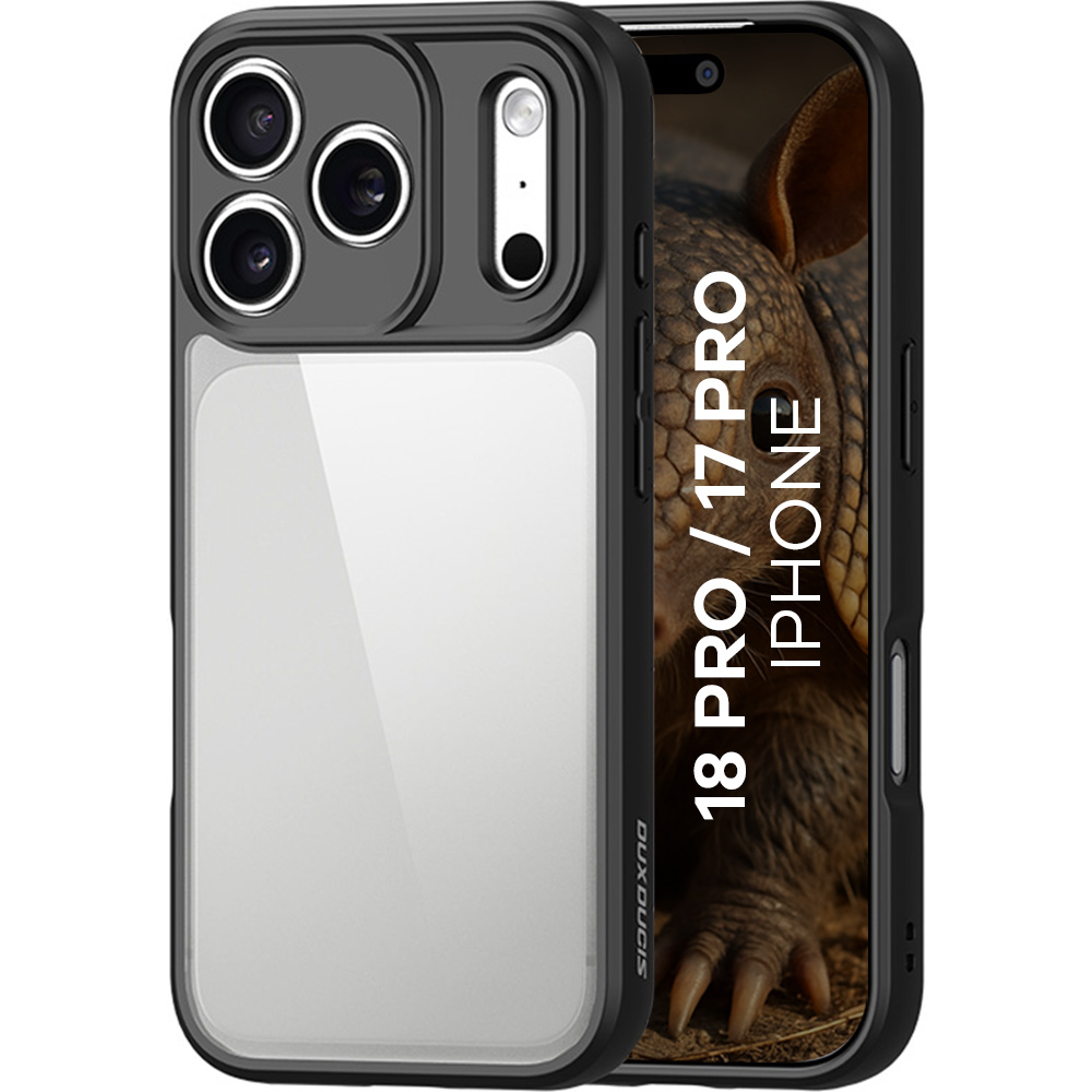 Etui ochronne Dux Ducis AIMO do iPhone 18 Pro / 17 Pro, Black (przezroczysto-czarny)