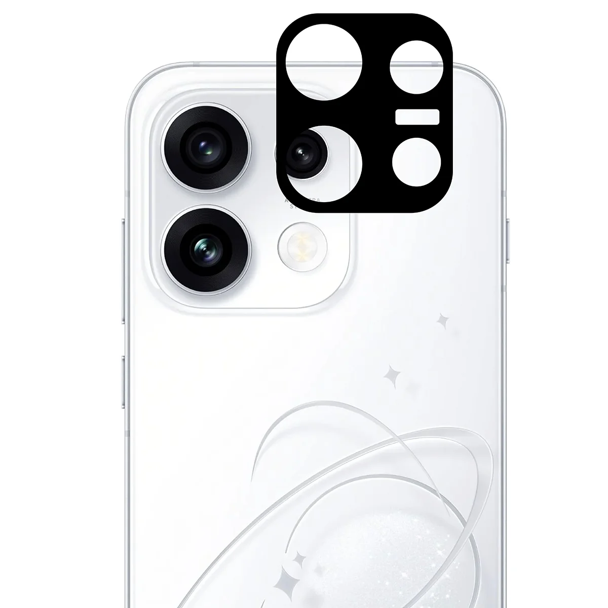 Szkło na aparat telefonu Bizon Glass Lens do OPPO Reno16 F, OPPO Reno16 FS