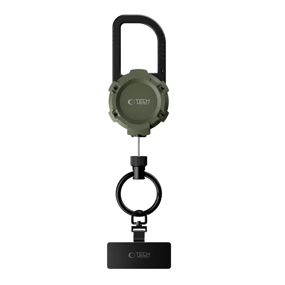 Tech-Protect ATH03 UrbanLoop ze stalową linką 99 cm, Military Green (zielony)