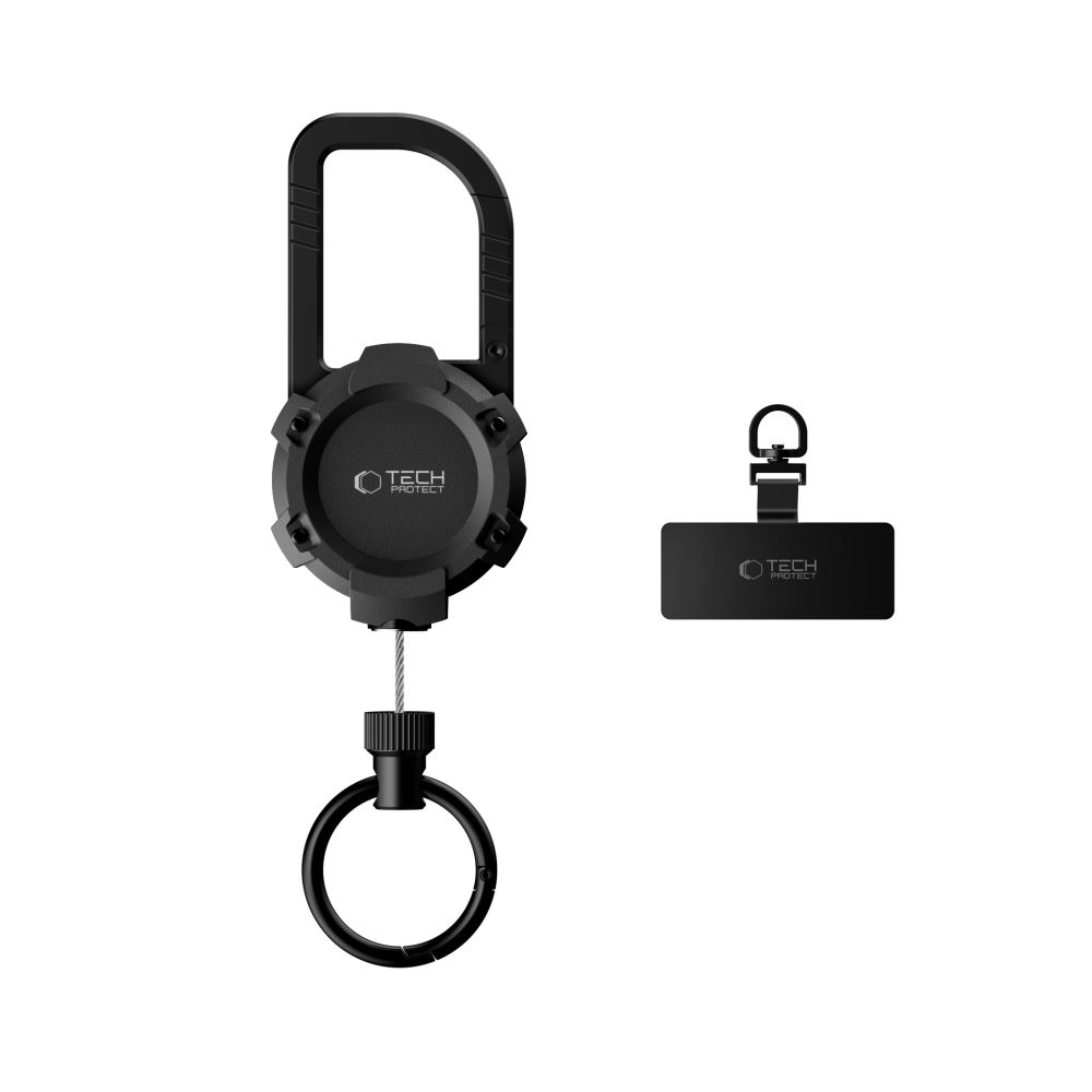 Uchwyt Tech-Protect ATH03 UrbanLoop z chowaną linką, Black (czarny)