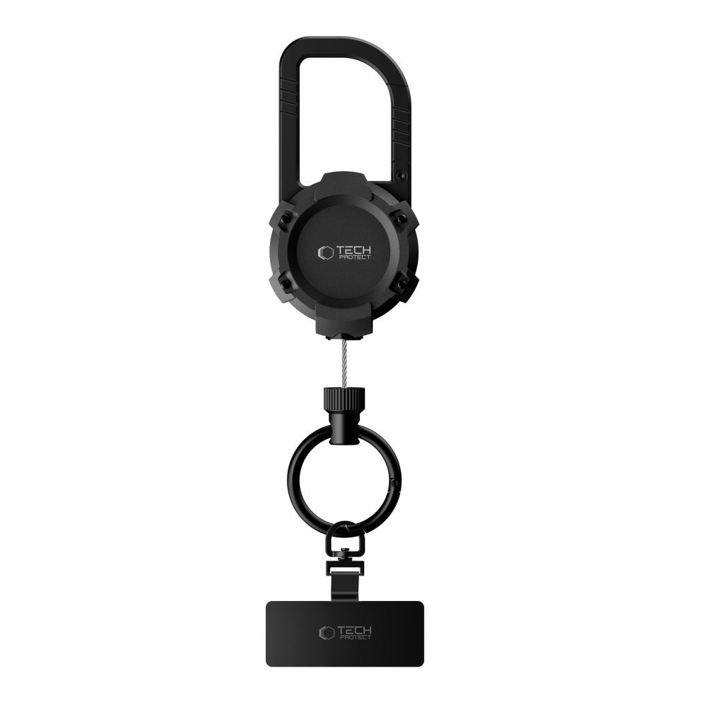 Tech-Protect ATH03 UrbanLoop ze stalową linką 99 cm, Black (czarny)