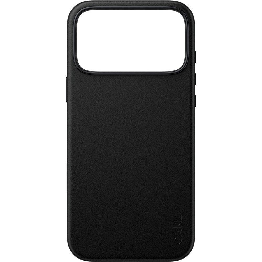 Etui ze skóry wegańskiej CARE by PanzerGlass Solo Vegan Leather Case do iPhone 18 Pro Max / 17 Pro Max, Black (czarny). Czysty, elegancki styl, łatwa pielęgnacja