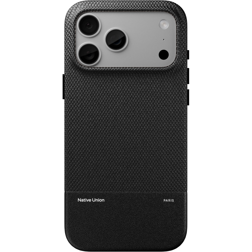 Nowoczesny design etui Native Union (Re)Classic Case do iPhone 18 Pro Max, Black (czarny)