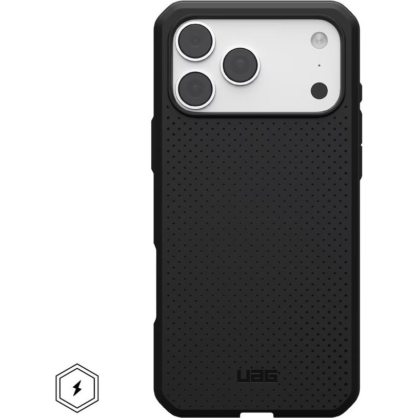 Etui Urban Armor Gear Dot do iPhone 18 Pro Max / 17 Pro Max, do MagSafe, Black (czarny). Plecki do magnetycznych akcesoriów