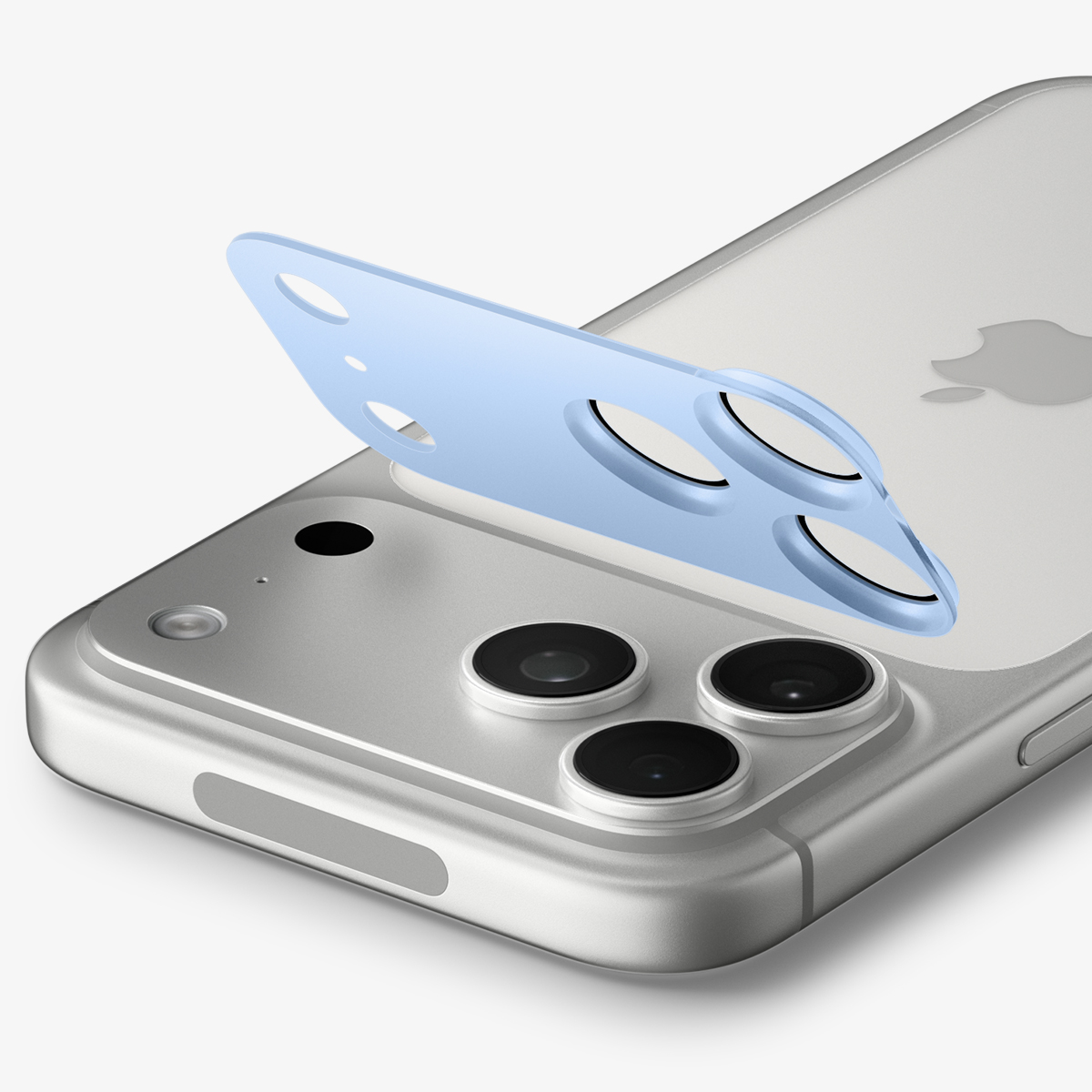 Szkło na aparat Spigen Glas.tR Ez Fit Optik Pro XL 1-Pack iPhone 18 Pro, Light Blue (niebieski)