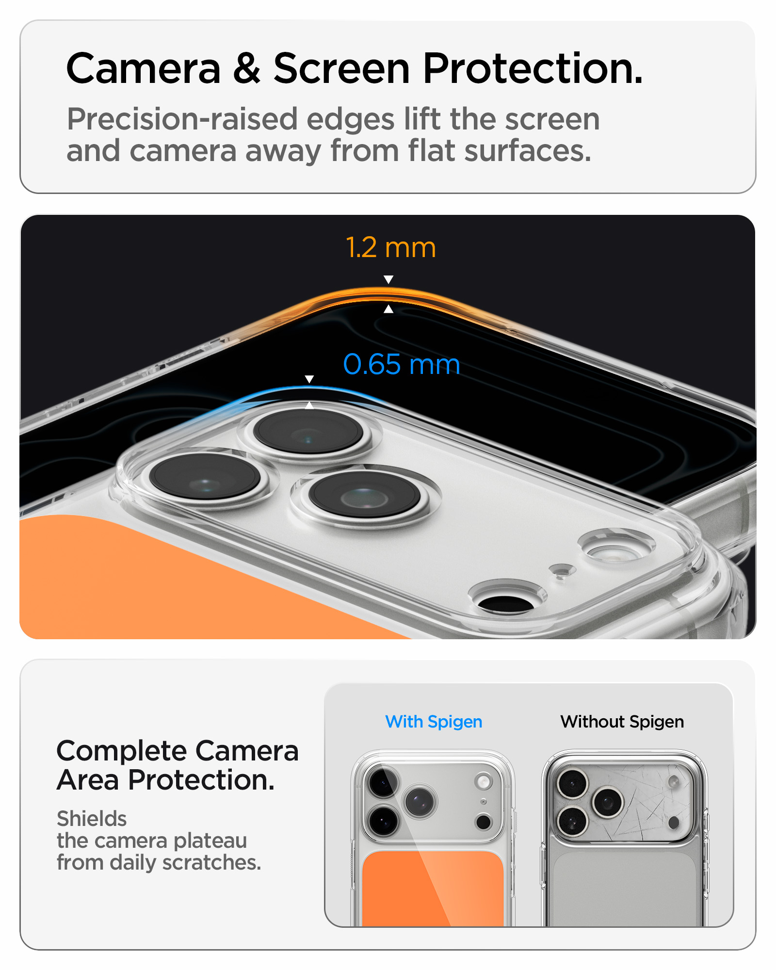 Etui Spigen Ultra Hybrid T Mag z MagSafe do iPhone 18 Pro, Glossy Orange (przezroczysto-pomarańczowy)