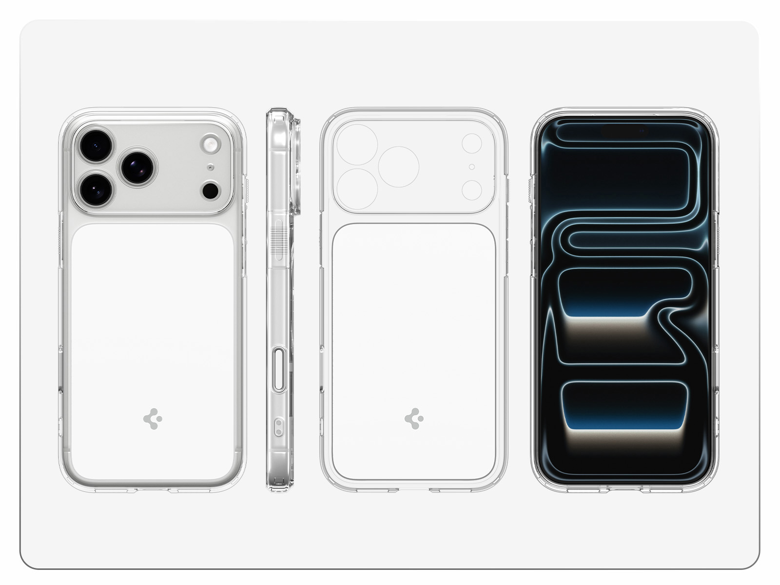 Etui Spigen Ultra Hybrid T Mag z MagSafe do iPhone 18 Pro, Glossy White (przezroczysto-biały)