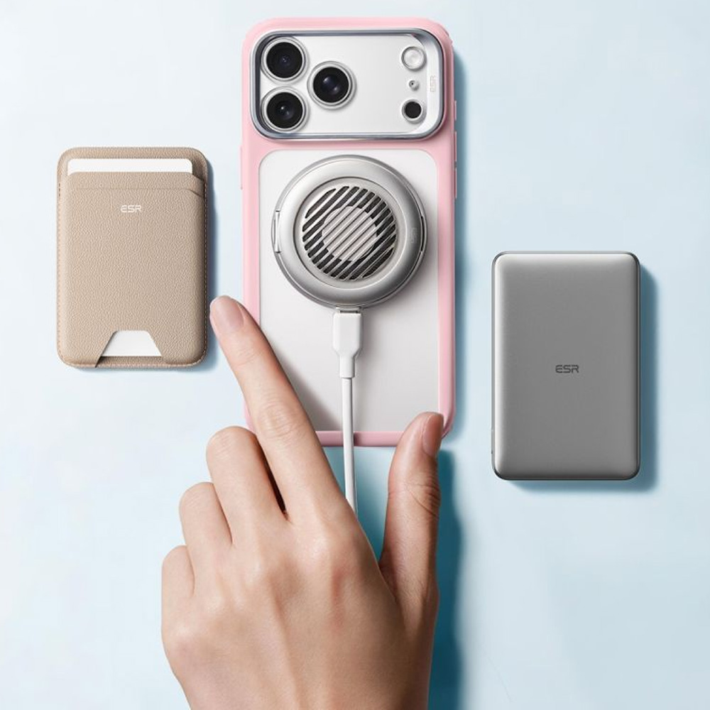 Etui ESR Classic Hybrid Kickstand do MagSafe do iPhone 18 Pro / 17 Pro, Frosted Bubblegum Pink (jasnoróżowo-przydymiony)