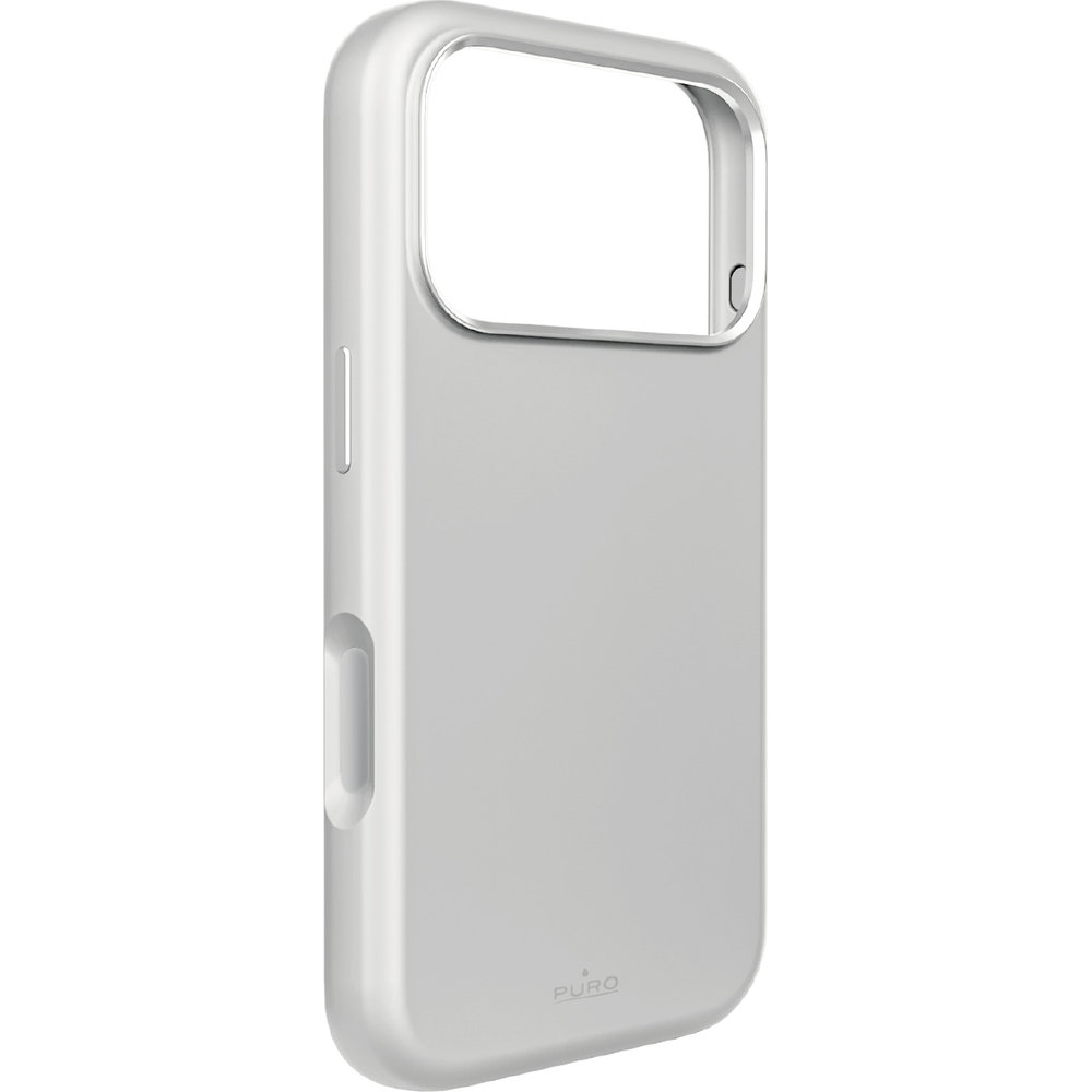 Etui Puro Icon Mag Pro do MagSafe do iPhone 18 Pro / 17 Pro, Silver (srebrny).
