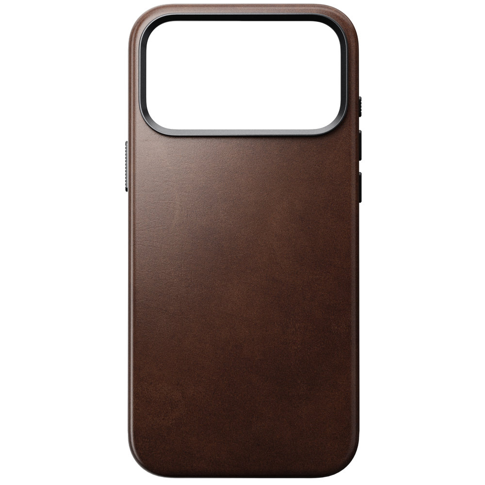 Nomad Traditional Leather Case Horween Series, ochronny case na plecki, elegancki smukły, Rustic Brown (rustykalny brązowy)
