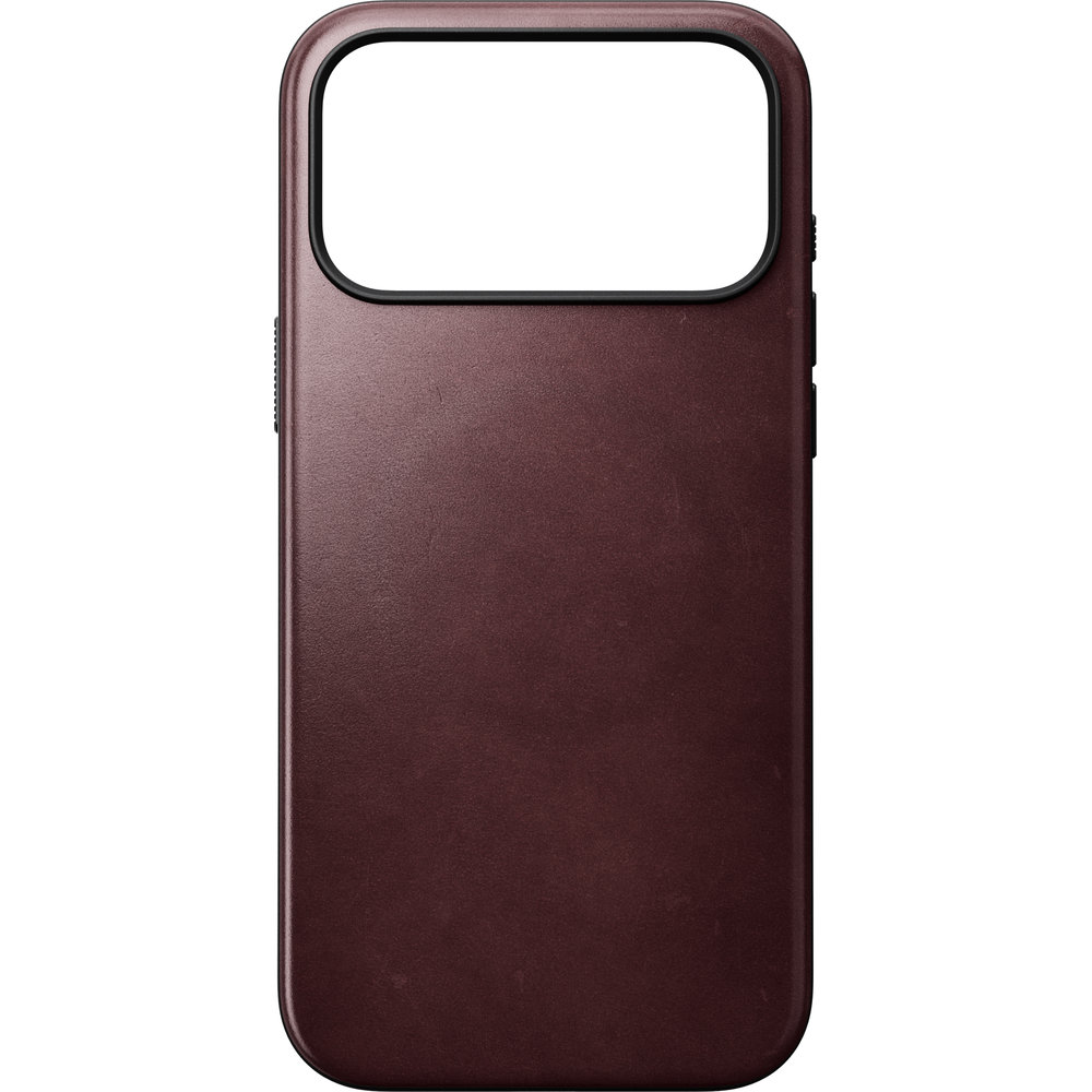 Skórzane etui Nomad Modern Leather Horween Series do MagSafe, do iPhone 18 Pro Max / 17 Pro Max, Burgundy Chromexcel (bordowy)