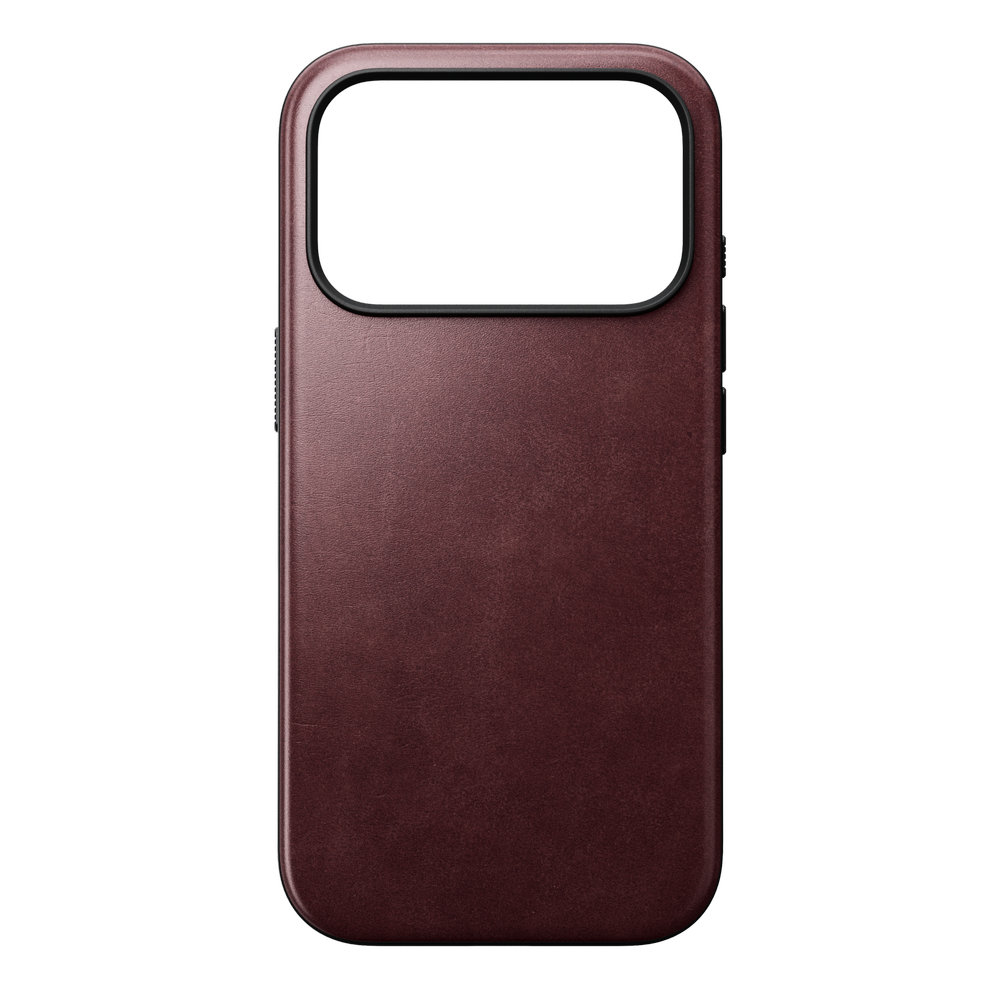 Skórzane etui Nomad Modern Leather Horween Series do MagSafe, do iPhone 18 Pro / 17 Pro, Burgundy Chromexcel (bordowy)