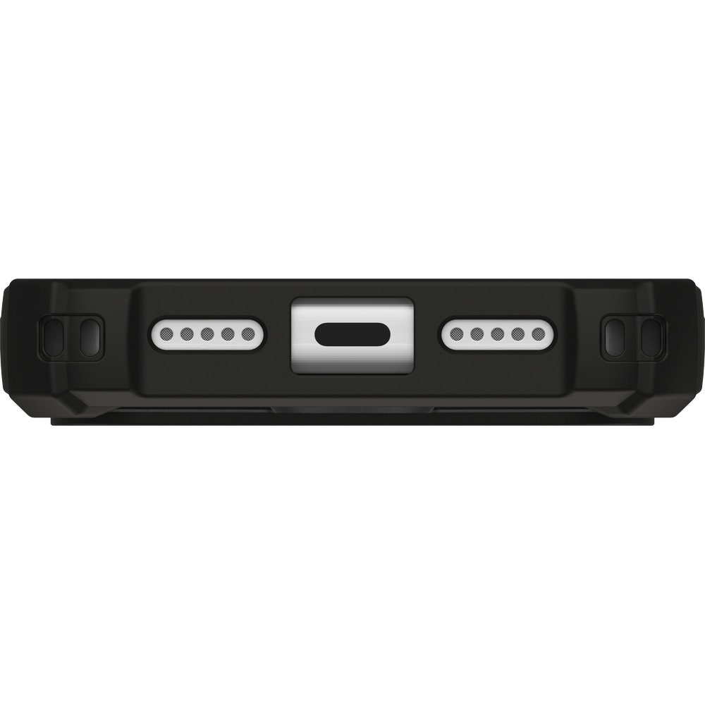 Etui pancerne z podstawką Urban Armor Gear Plasma XTE 360 do MagSafe do iPhone 18 Pro / 17 Pro, Black/Clear (przezroczysto-czarny z zielonym elementem)