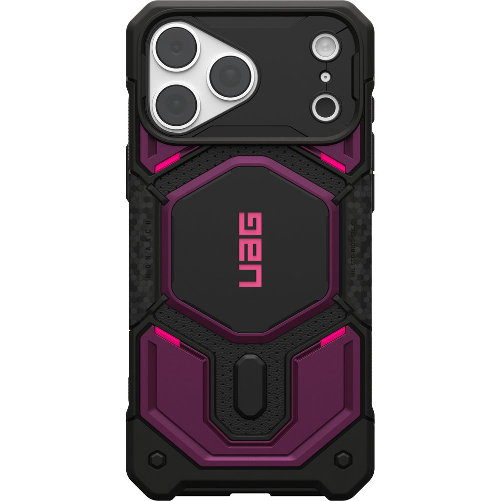 Etui pancerne Urban Armor Gear UAG Monarch Pro do MagSafe do iPhone 18 Pro Max / 17 Pro Max, Deep Purple Synth (fioletowo-czarny)
