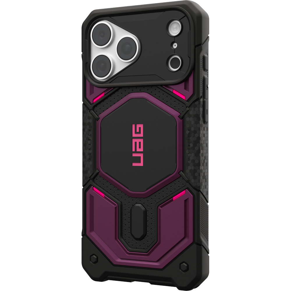 Etui pancerne Urban Armor Gear UAG Monarch Pro do MagSafe do iPhone 18 Pro Max / 17 Pro Max, Deep Purple Synth (fioletowo-czarny)