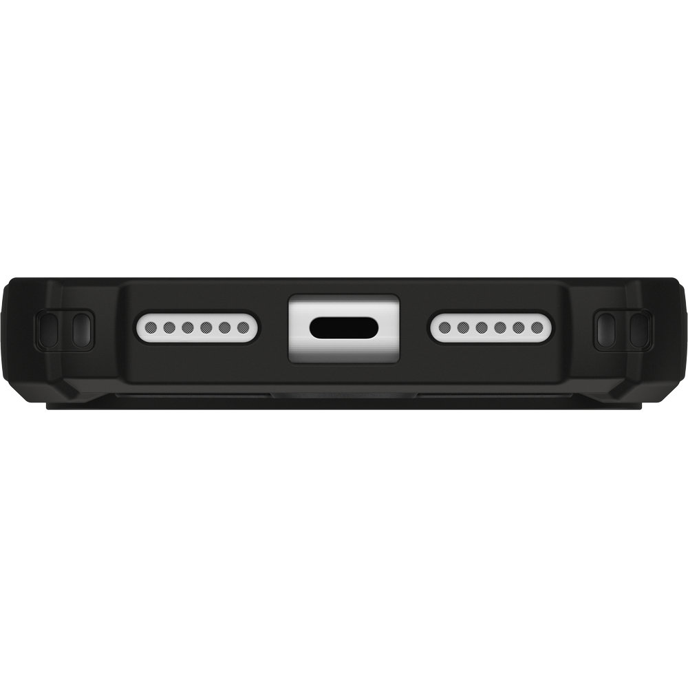 Etui pancerne z podstawką Urban Armor Gear Plasma XTE 360 do MagSafe do iPhone 18 Pro Max / 17 Pro Max, Black/Clear (przezroczysto-czarny z zielonym elementem)