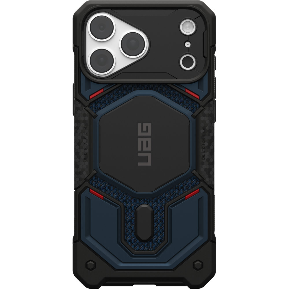 Etui pancerne Urban Armor Gear Monarch Pro Kevlar Mag do MagSafe do iPhone 18 Pro Max / 17 Pro Max, Kevlar Mallard (granatowo-czarny z kevlarem)
