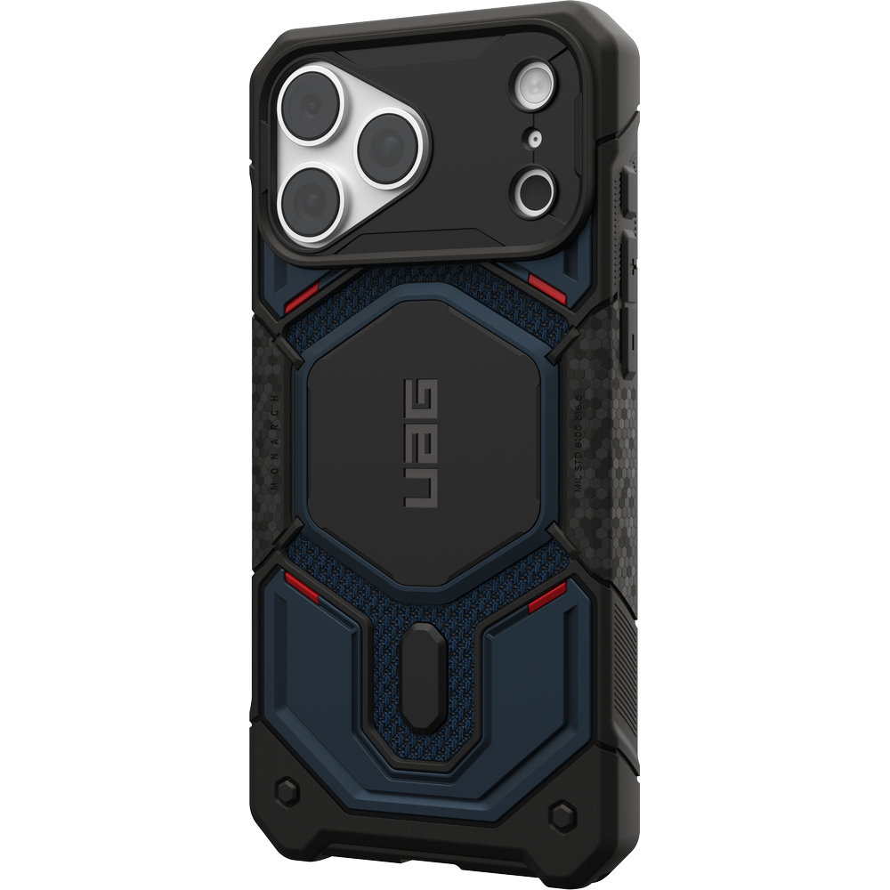 Etui pancerne Urban Armor Gear Monarch Pro Kevlar Mag do MagSafe do iPhone 18 Pro Max / 17 Pro Max, Kevlar Mallard (granatowo-czarny z kevlarem)