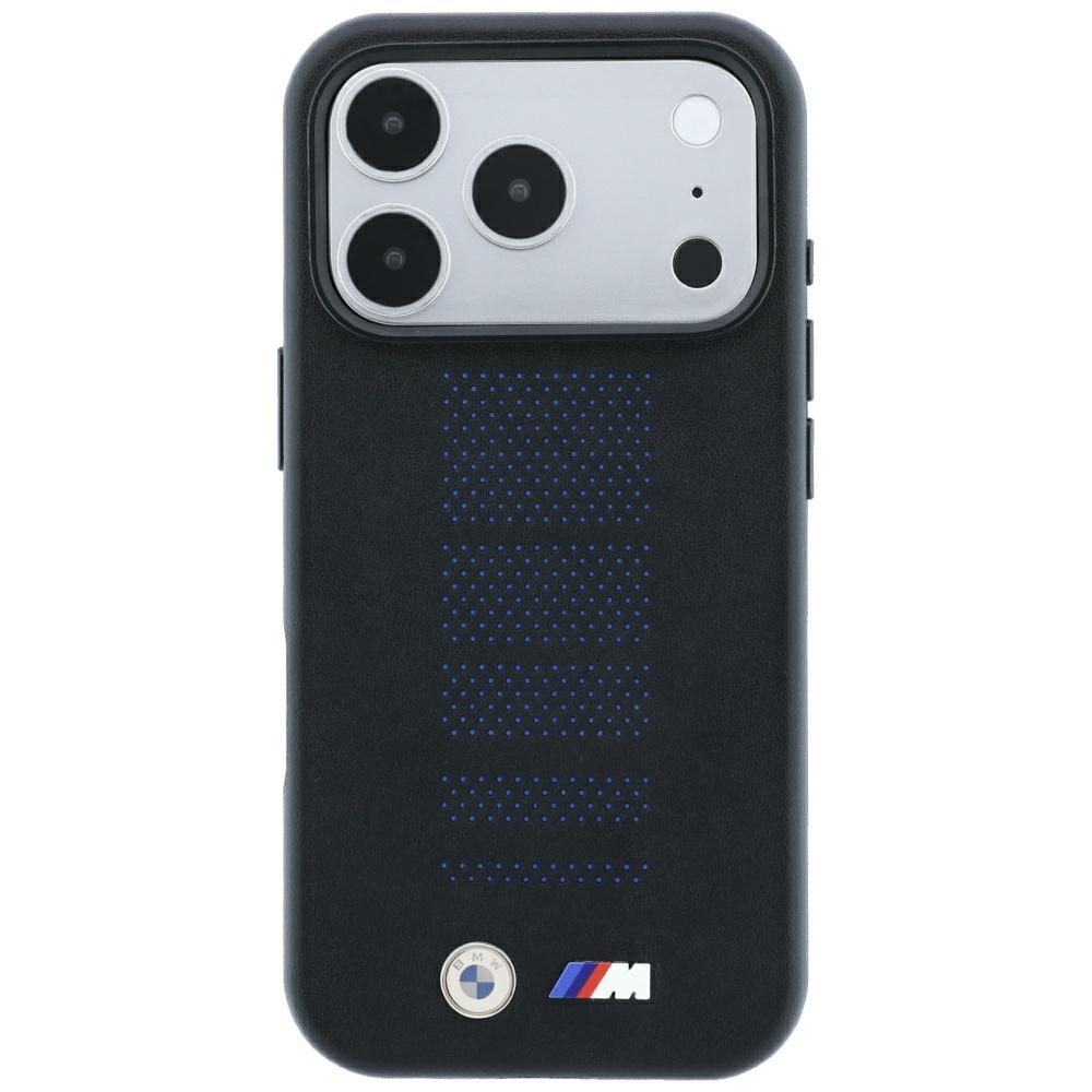 Etui BMW M Blue Perfo Metal Logo z metalowym logo BMW