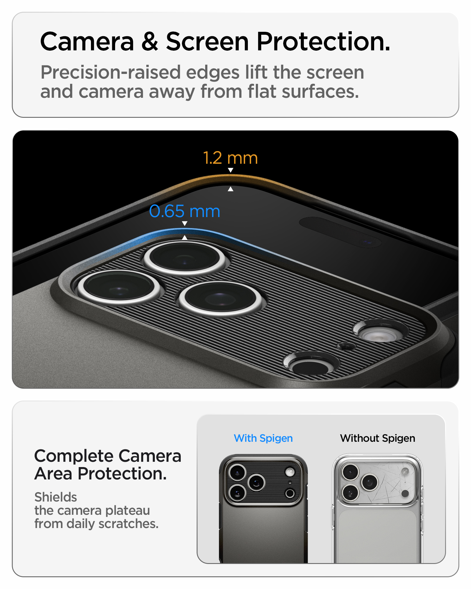 Etui z osłoną przycisku Spigen Tough Armor T Mag (CC) do MagSafe do iPhone 18 Pro Max, Gunmetal (szaro-czarny)