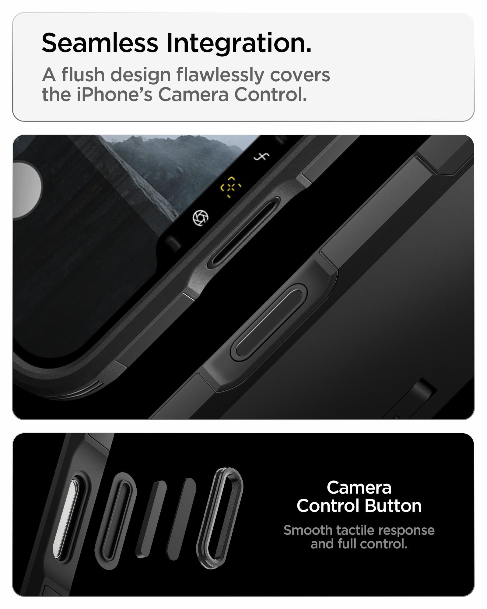Etui z osłoną przycisku Spigen Tough Armor T Mag (CC) do MagSafe do iPhone 18 Pro, Black (czarny)