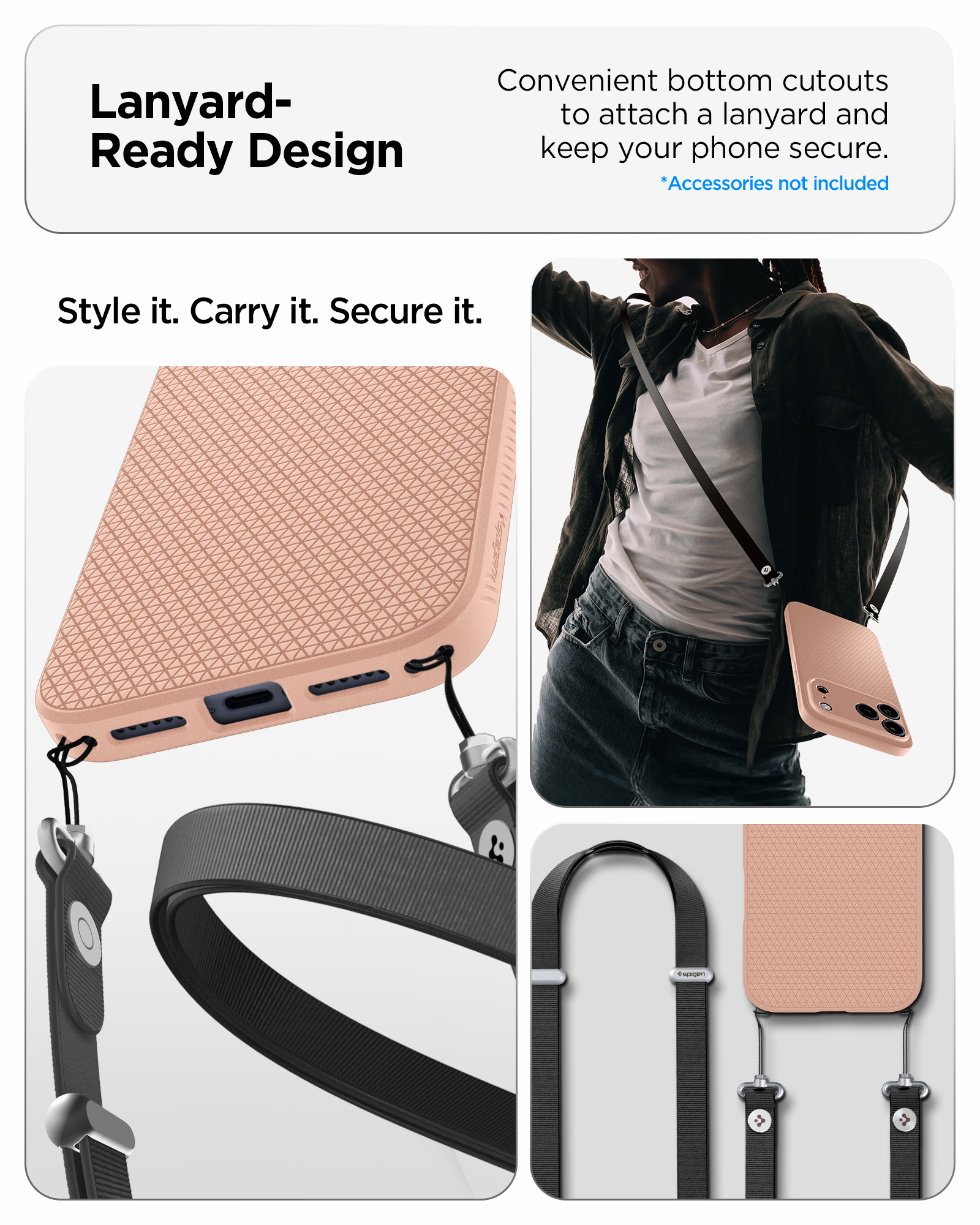 Etui Spigen Liquid Air do iPhone 18 Pro Max, Rose Titanium (różowy)