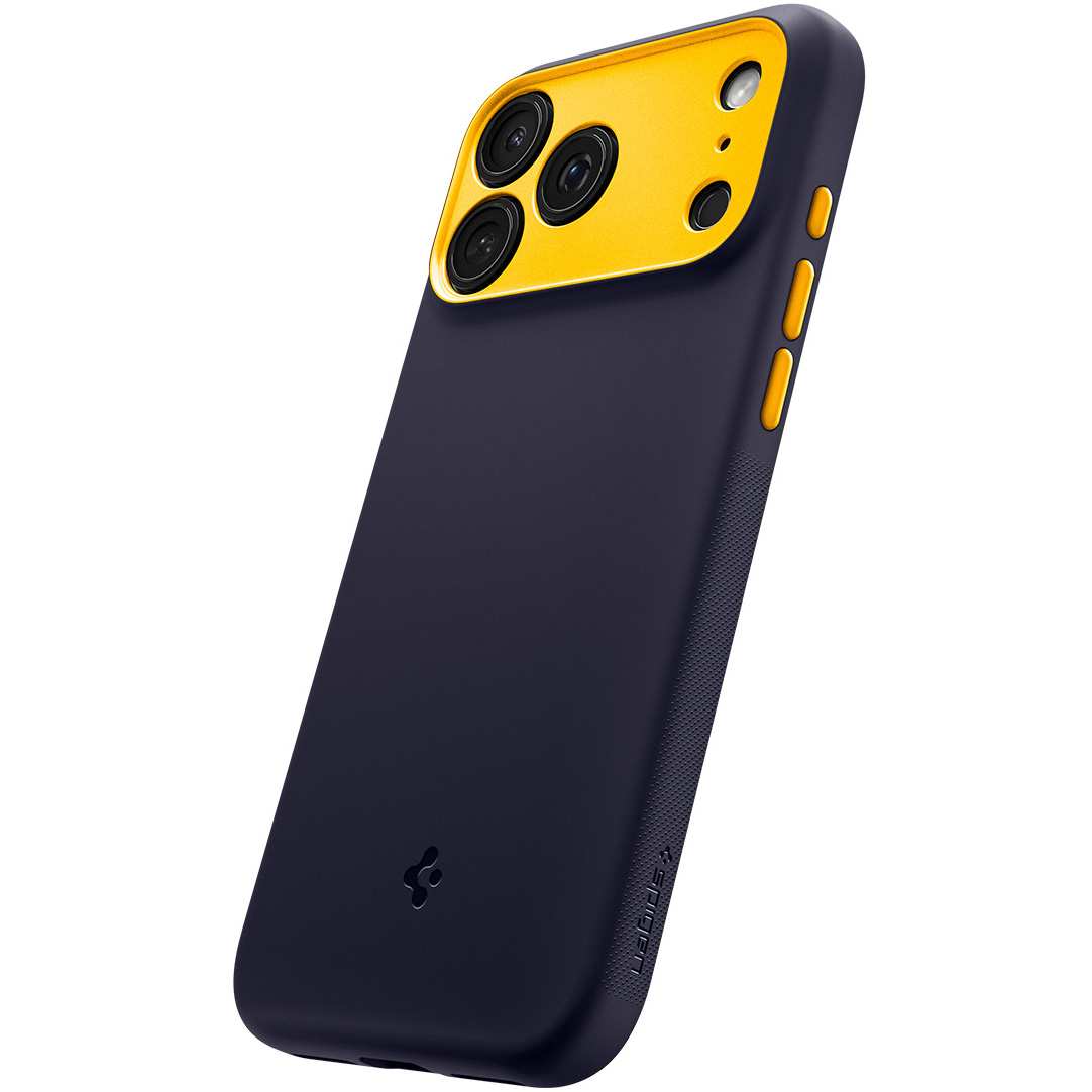 Etui Spigen Nano Pop Mag do MagSafe do iPhone 18 Pro Max, Blueberry Navy (granatowo-żółty)