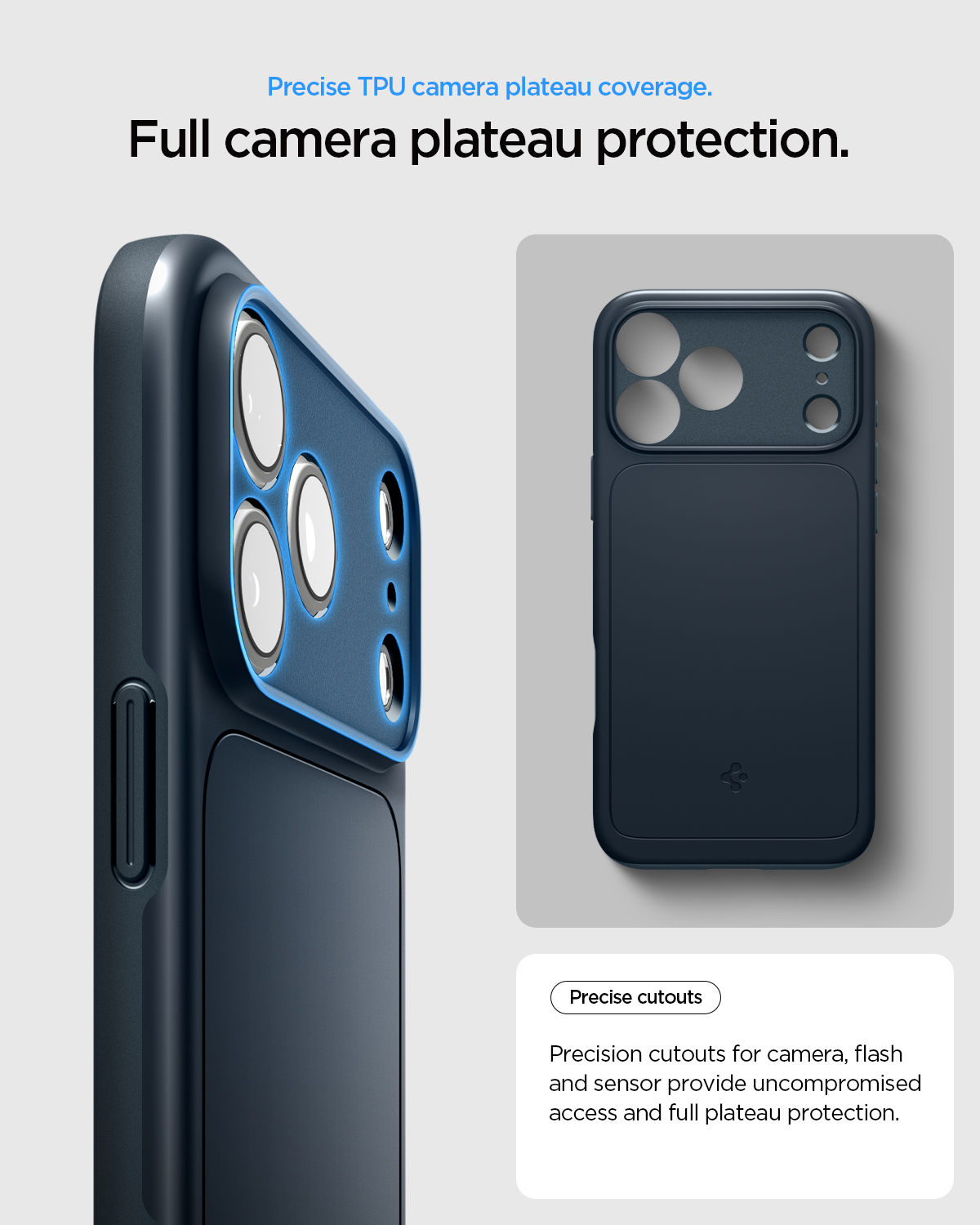 Etui Spigen Thin Fit Mag MagSafe do iPhone 18 Pro Max, Metal Slate (granatowy)