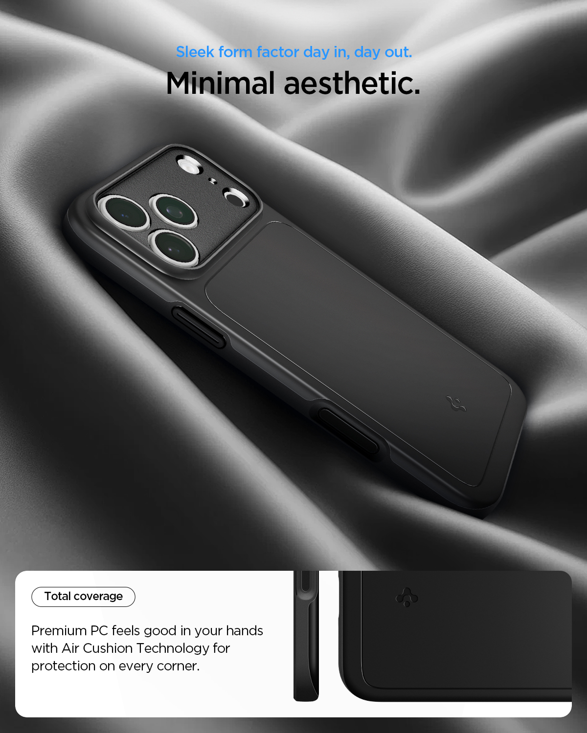 Etui Spigen Thin Fit Mag MagSafe do iPhone 18 Pro Max, Black (czarny)