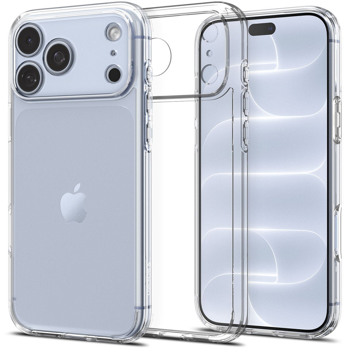 Etui Spigen Ultra Hybrid do iPhone 18 Pro, Crystal Clear (przezroczysty)