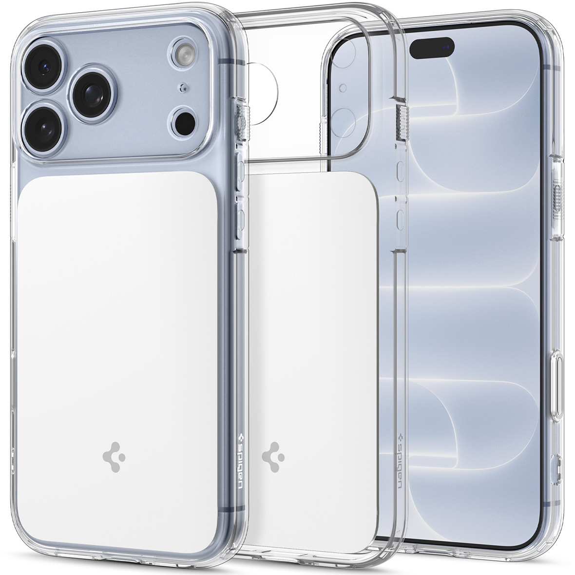 Etui Spigen Ultra Hybrid T Mag z MagSafe do iPhone 18 Pro, Glossy White (przezroczysto-biały)