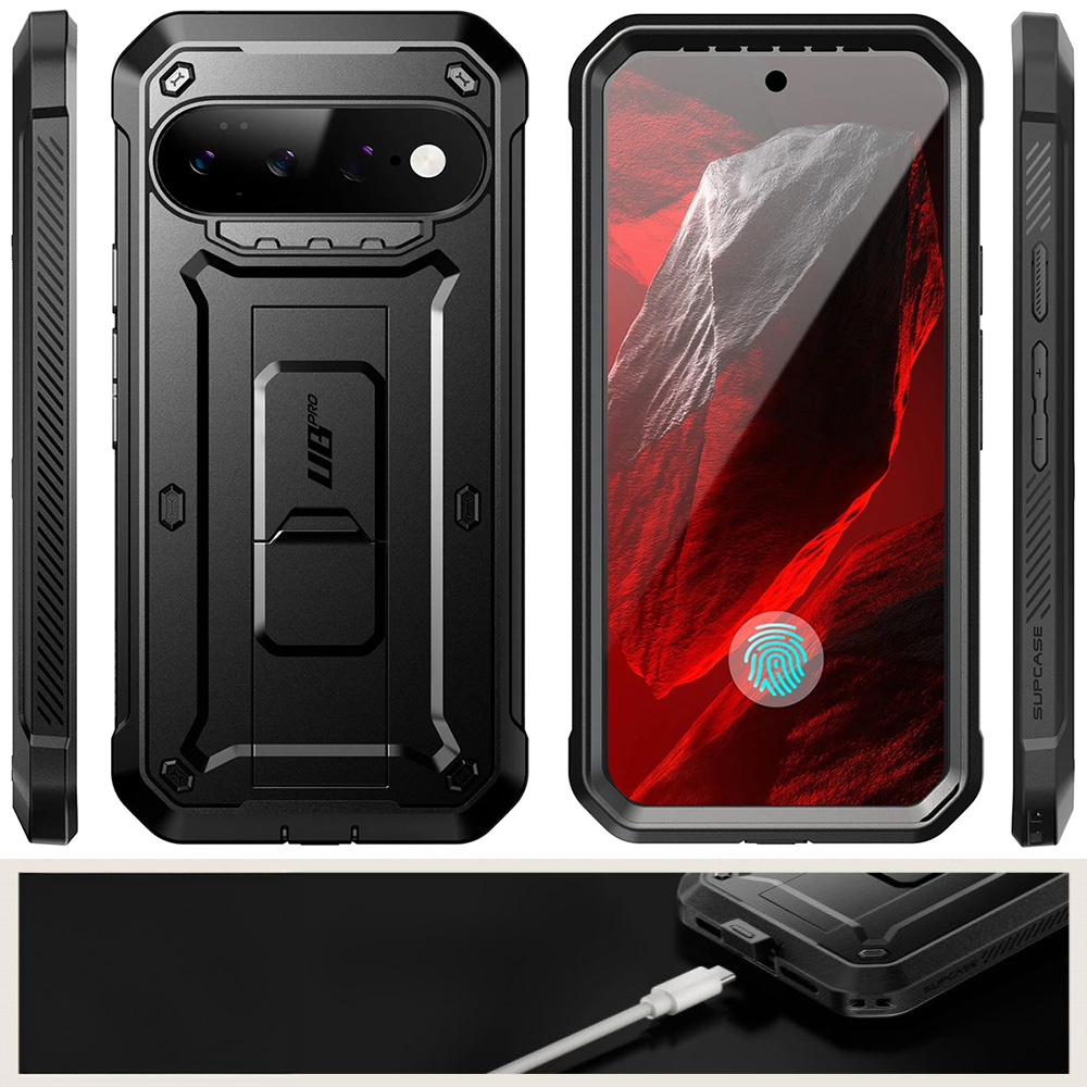 Etui pancerne Supcase Unicorn Beetle Pro do Google Pixel 11 Pro, Black (czarny)